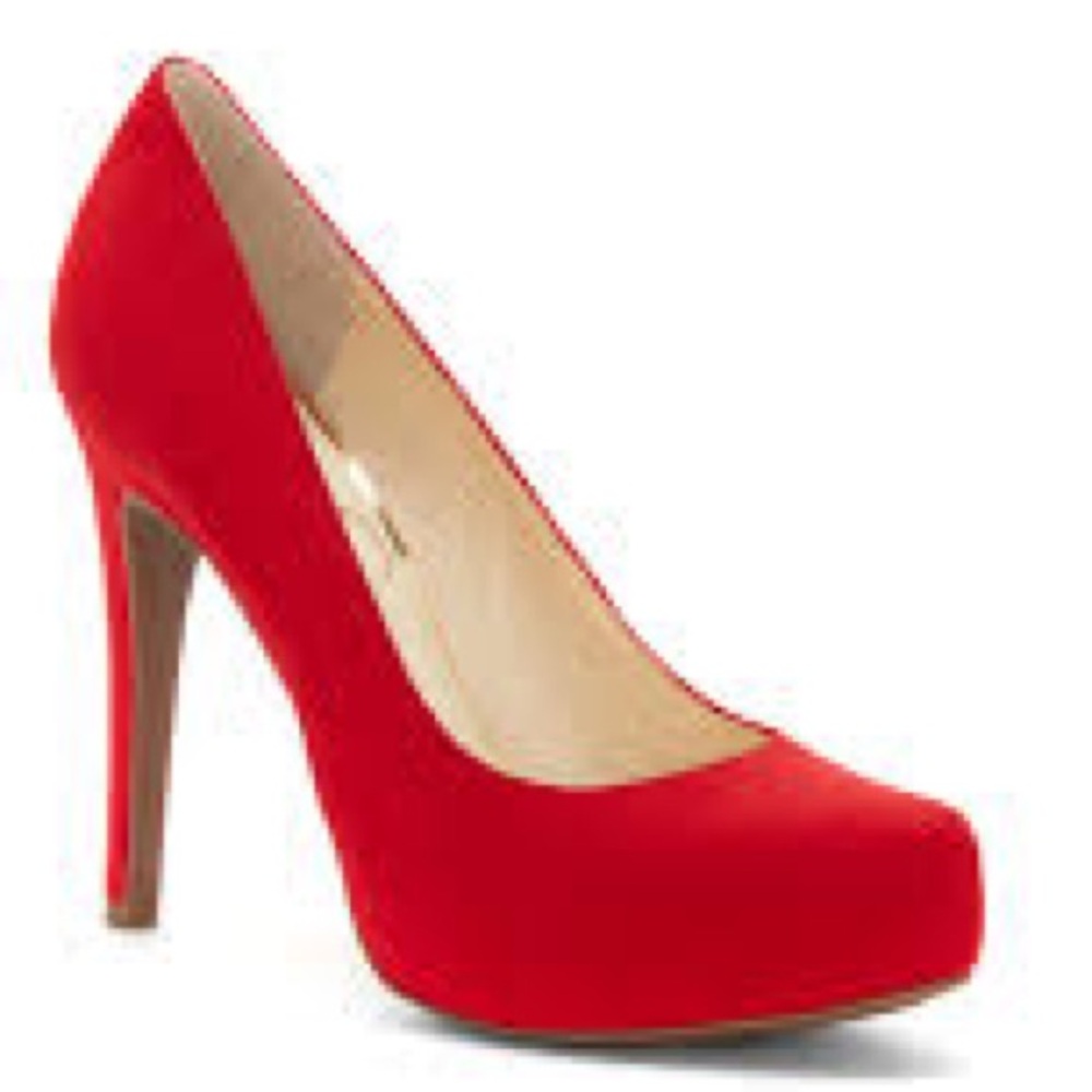Jessica Simpson Red High Heels - Picture 10 of 10